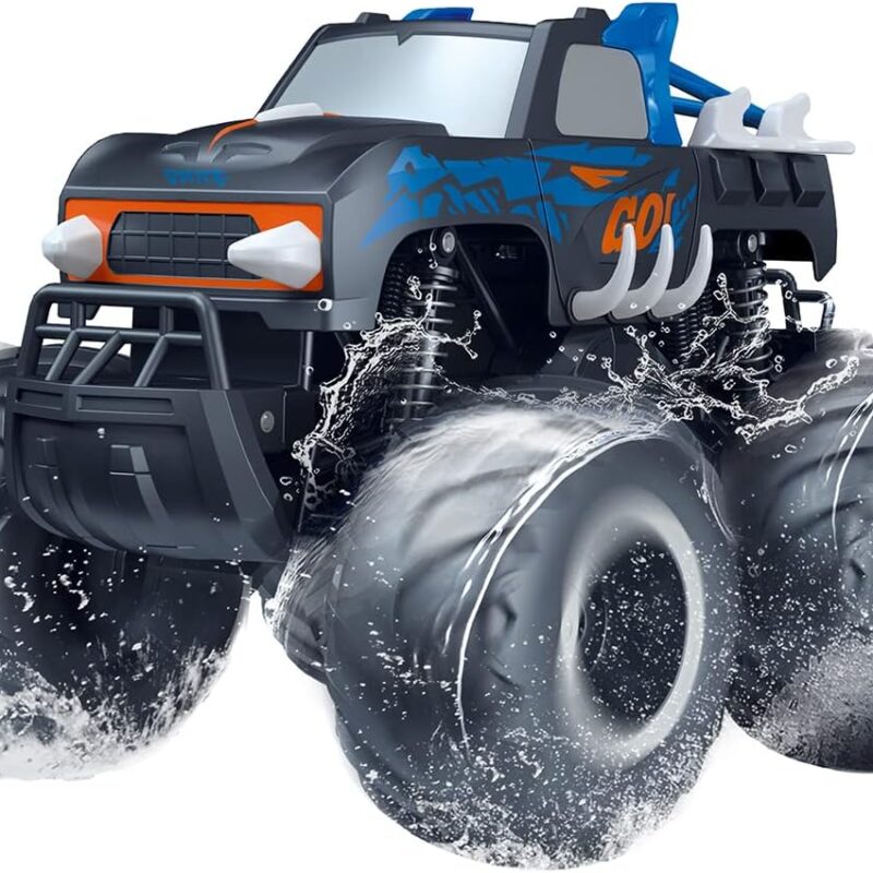 1:16 Waterproof Monster Truck Pickup Toys RC Cars Remote Control Car Truck Toys 4WD All Terrain Off-Road Car Toy Gifts Presents 6 7 8 9 10 11 12 Year Old Kids Boys Girls Toys