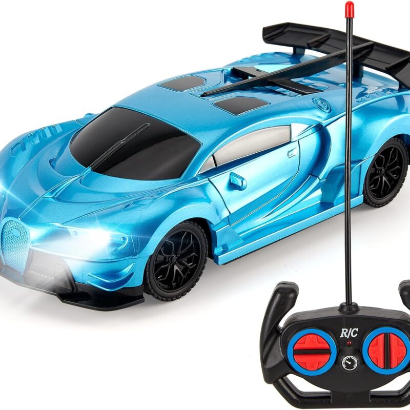 Remote Control Car Toys for Kids Boys Girls 3+ Year Old/High Speed/Headlights/RC Cars Gifts for Toddlers